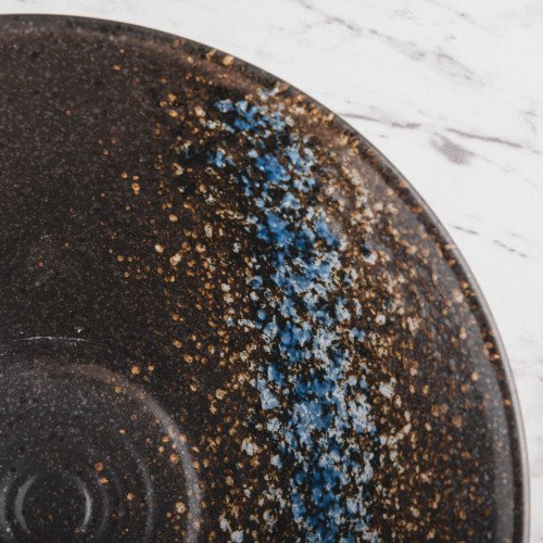 Luster Blue Ramen Bowl 8" 3