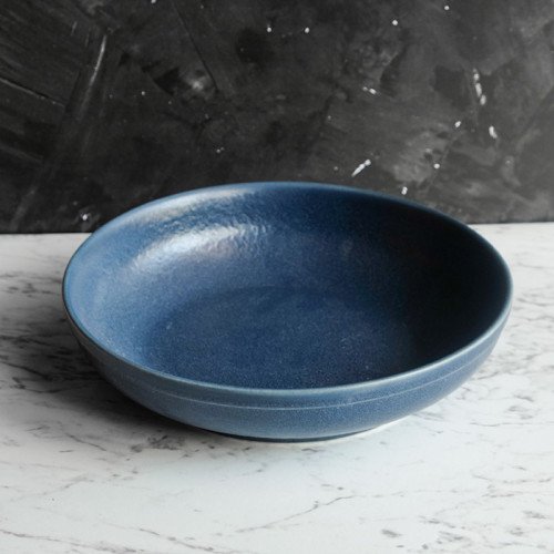Prussian Blue Coupe Salad Bowl 9" 3