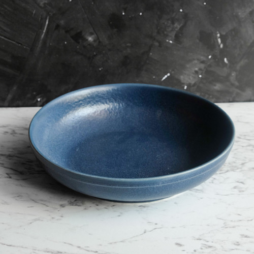 Prussian Blue Coupe Salad Bowl 9" 3