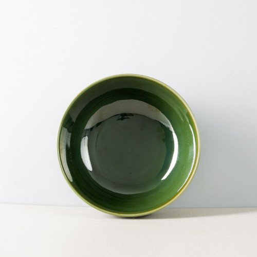 Polished Green Salad Bowl 7" 5