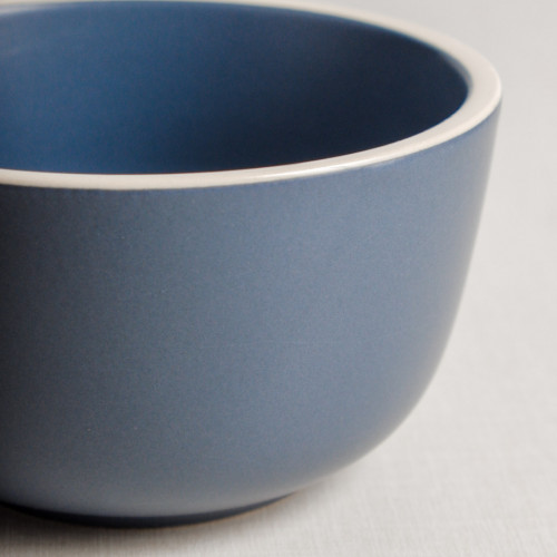 Whimsical Blue Rice Bowl 4.5" 3