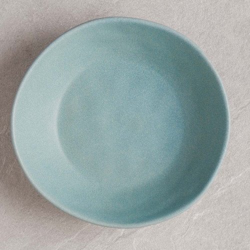 Altered Salad Bowl 7.75" - Teal 5