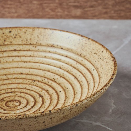 Concrete Layer Pasta Bowl 9" - Earthy 3