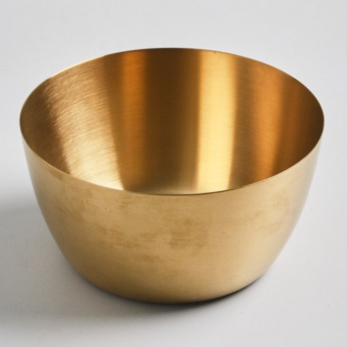Korea Style 304 Stainless Steel Salad Bowl 18cm - Gold