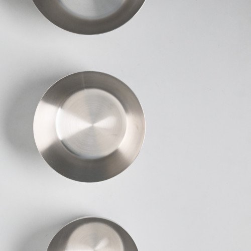 Korea Style 304 Stainless Steel Salad Bowl 14cm - Silver 4