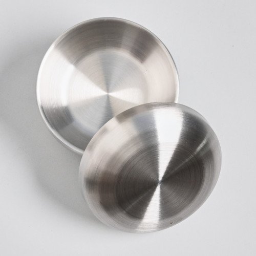 Korea Style Rice Bowl with Lid 10.5cm - Silver 6