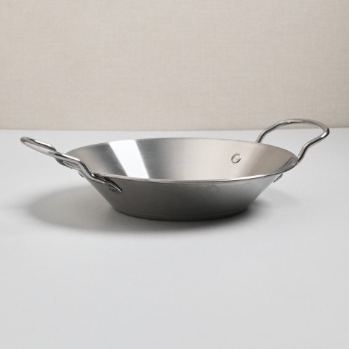 Korea Style Dry Pot Double Eared Handle 21cm - Silver 3