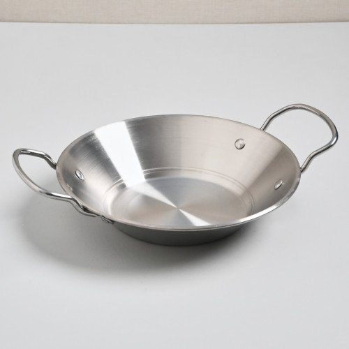 Korea Style Dry Pot Double Eared Handle 21cm - Silver 4