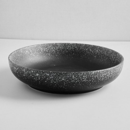 Black Kemuri Semi-Bowl 10"