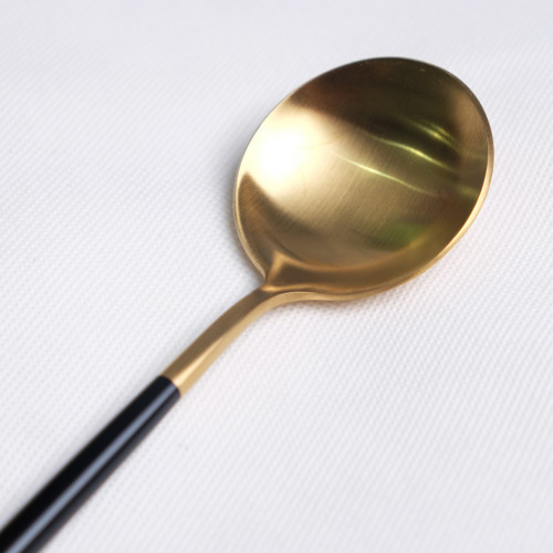 Athens Black Dessert Spoon 2