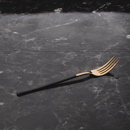 Novel Black Table Fork