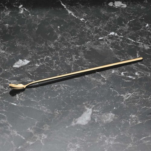8 inches Beverage Mixing Spoon Gold