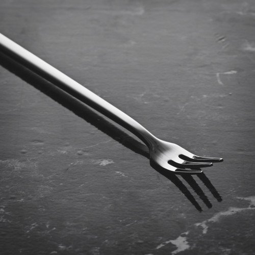 8 inches Beverage Mixing Fork Silver 2
