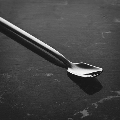8 inches Beverage Mixing Spoon Silver 3