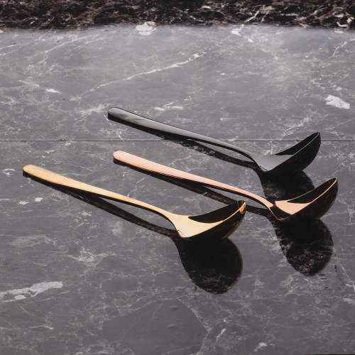 8 inches Serving Spoon Black 2