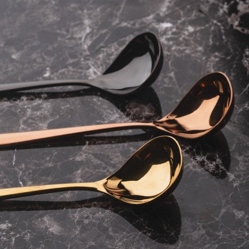 8 inches Serving Spoon Gold 4