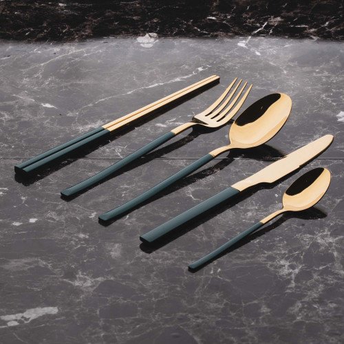 Emerald Green Cutleries Set