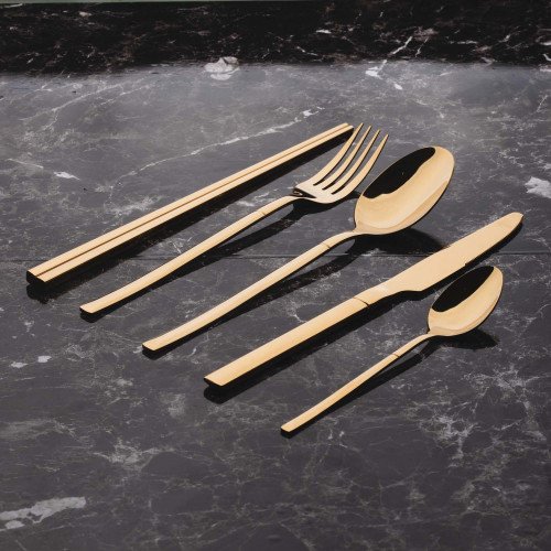 Rustic Gold Cutleries Set