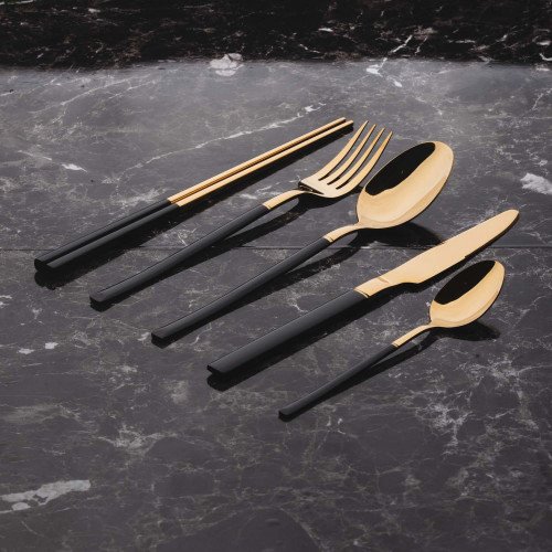 Novel Black Cutleries Set