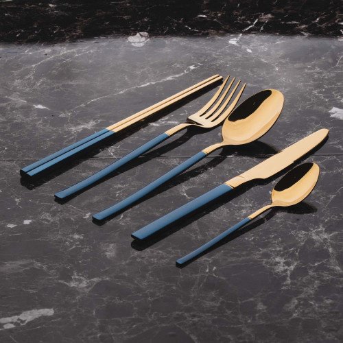Cloudy Blue Cutleries Set
