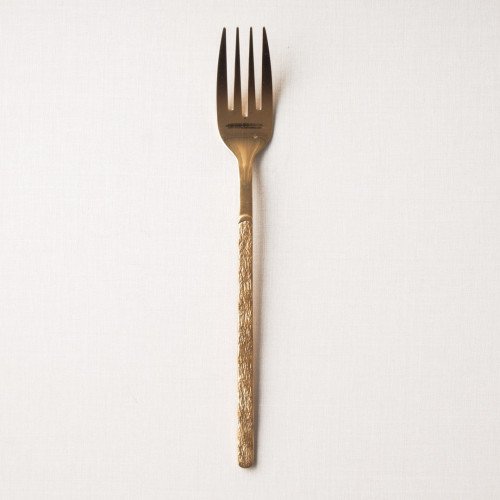 Embossed Gold Table Fork