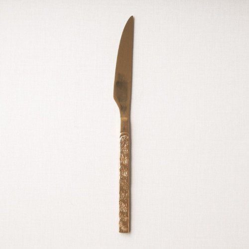 Embossed Gold Table Knife
