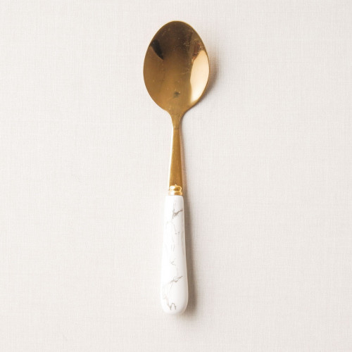 Marble Streaks White Cutleries Set 4