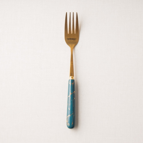 Marble Streaks Green Cutleries Set 5