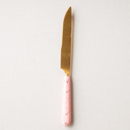 Marble Streaks Pink Cutleries Set 4