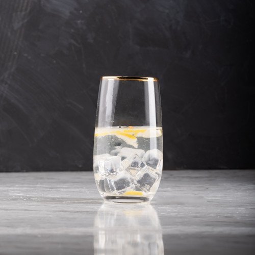400cc GOLD-RIMMED 031 HIGHBALL GLASS
