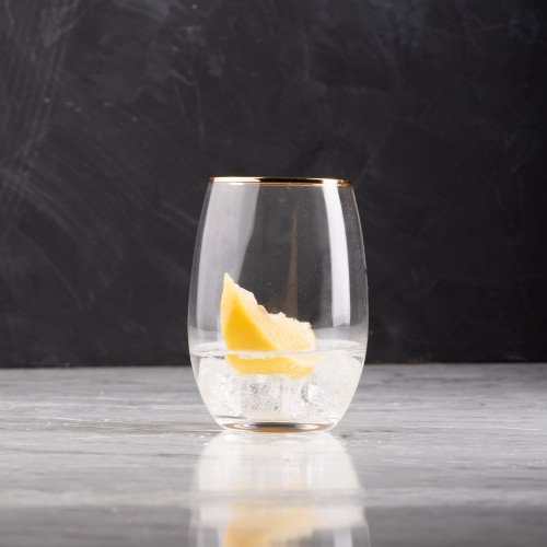 550cc GOLD-RIMMED 034 HIGHBALL GLASS