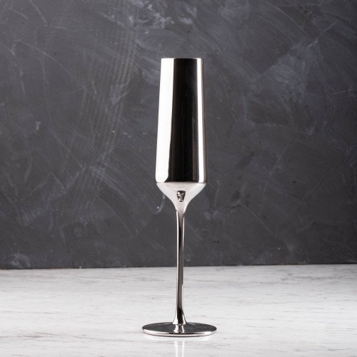 DUKE 255cc SILVER CHAMPAGNE GLASS 041