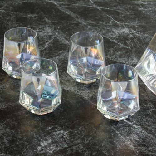 Laguna Glass Carafe and Cups Set - Spectrum 2