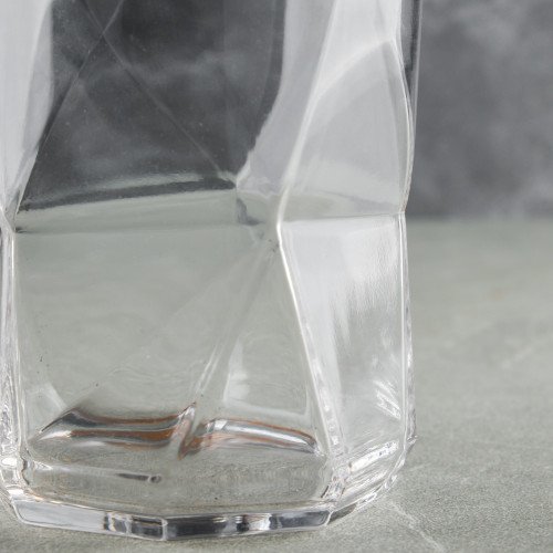 Faceted Bar Glass 425ml - Crystal 3