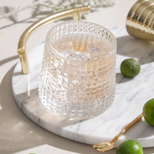 Bartender Rock Glass 160ml - Checkered 4