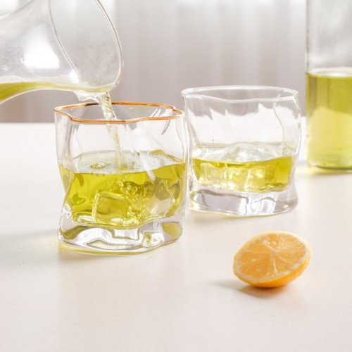 Asymmetric Rock Glass 250ml - Crystal 5