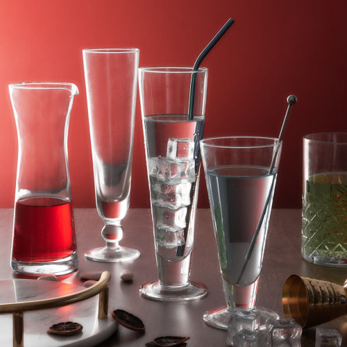 Stylish Tall Juice Glass 300ml 548 4