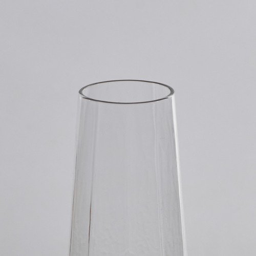 Crown Patterned Champagne Glass 310ml - Natural 2