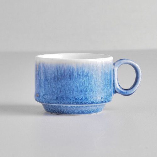 Gaia Caldera Blue Espresso Cup Stackable