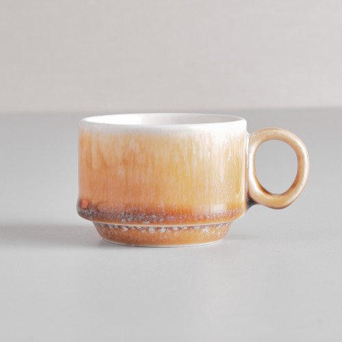 Gaia Caldera Yellow Espresso Cup Stackable