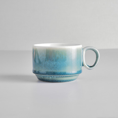 Gaia Caldera Green Coffee Cup Stackable