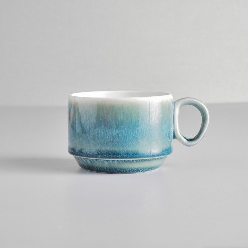 Gaia Caldera Green Coffee Cup Stackable