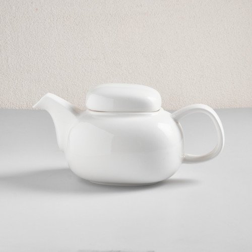 Ora White Teapot Small 2cup 80cl