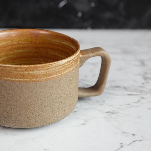Sandblasted Brown Mug 200ml 2
