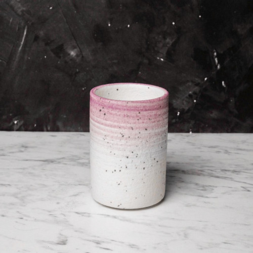 Purple Stripes Tall Kicho Mug 200ml