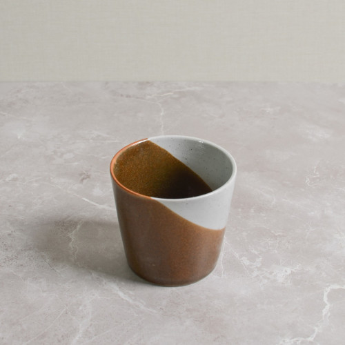 Dual-glaze Mug Brown 225ml 2