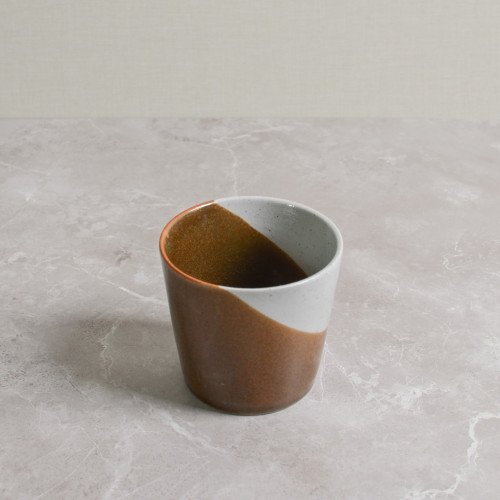 Dual-glaze Mug Brown 225ml 2