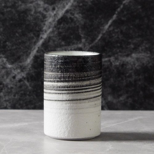 Black Stripes Tall Kicho Mug 200ml