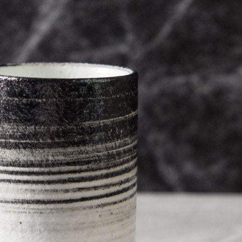 Black Stripes Tall Kicho Mug 200ml 4