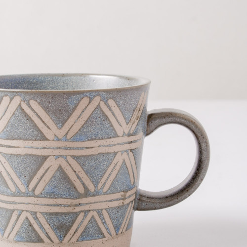 Hollie Patterned Mug 350ml - Entangle Green 3